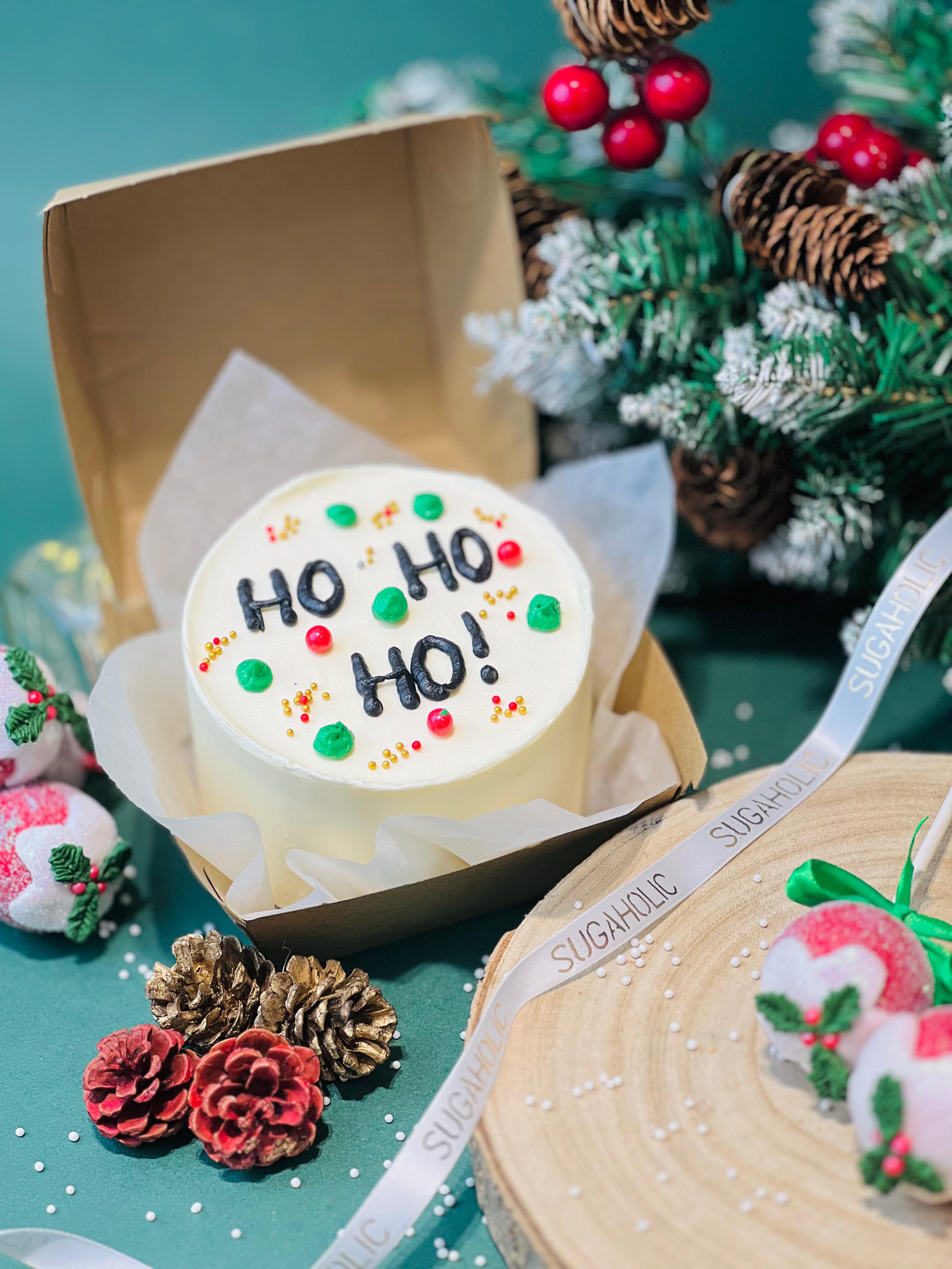 Ho Ho Ho Bento Cake