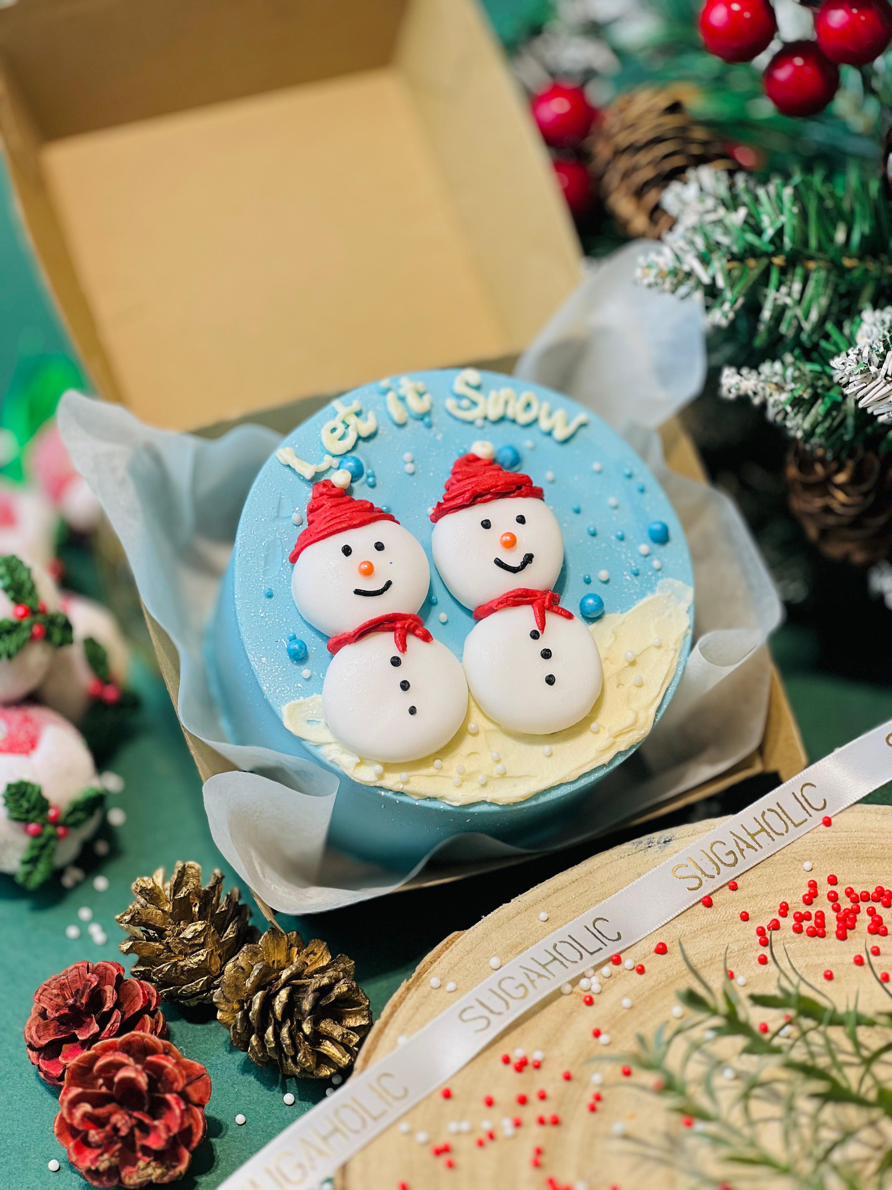 Let it Snow Bento Cake