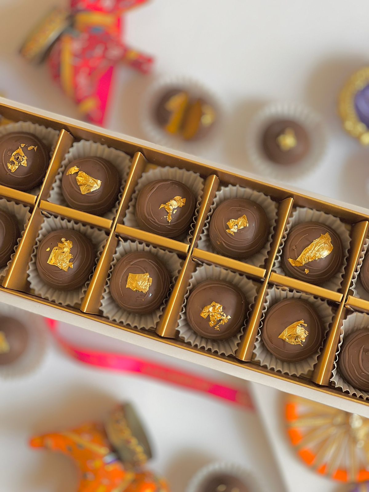 Motichoor Laddoo Chocolate Balls in a Box