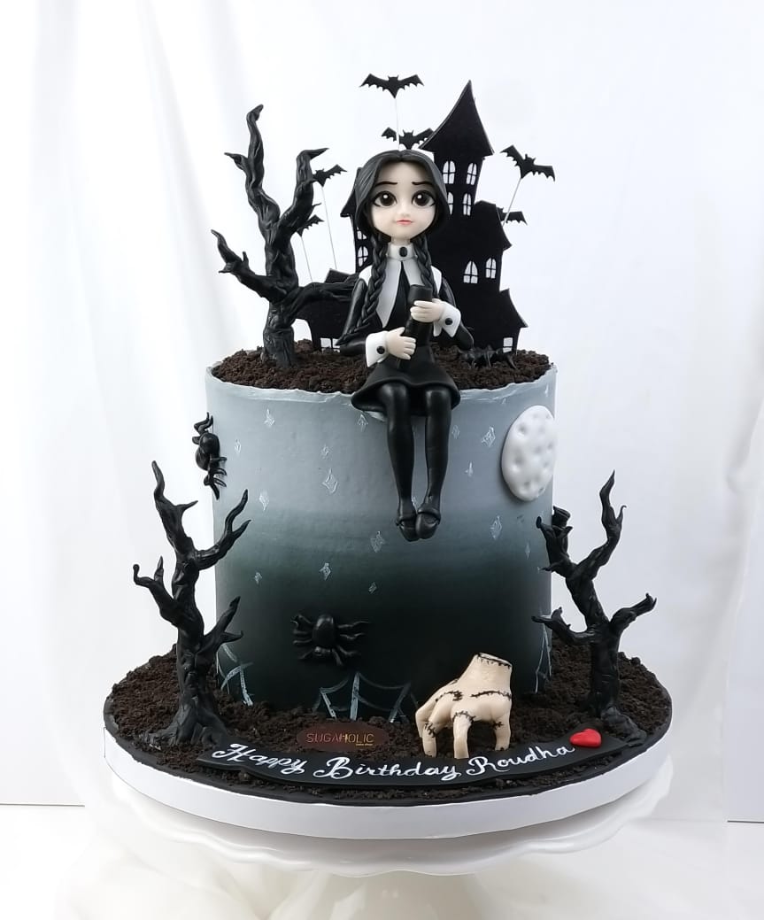 Halloween Wednesday/Witch Theme Cake 