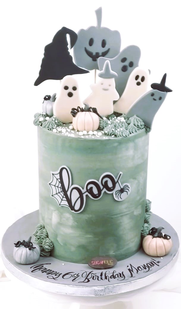 Halloween Boo Theme cake 