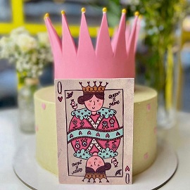 Queen of hearts Cake 