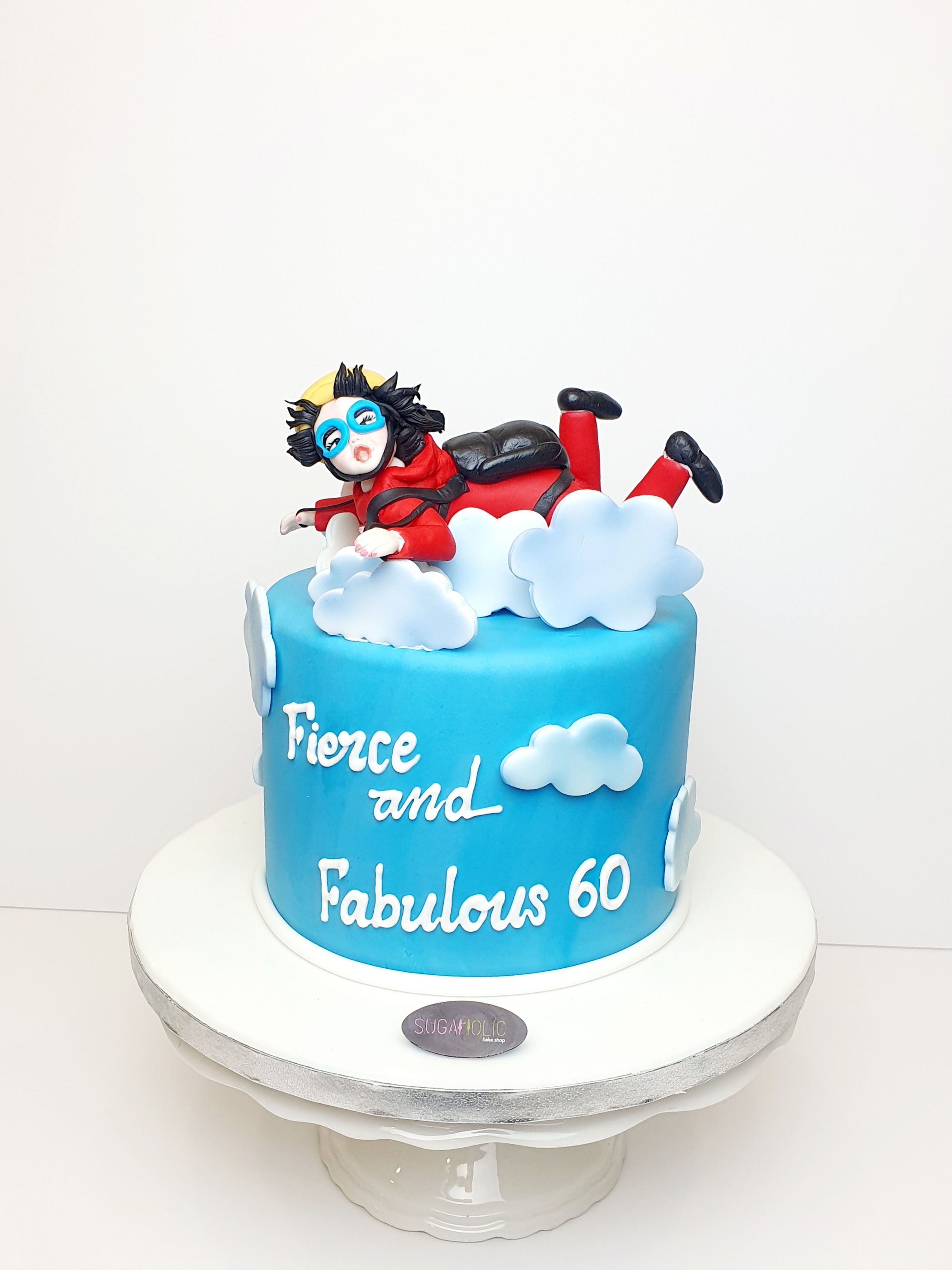 Parachuting with 3D Figurine Cake