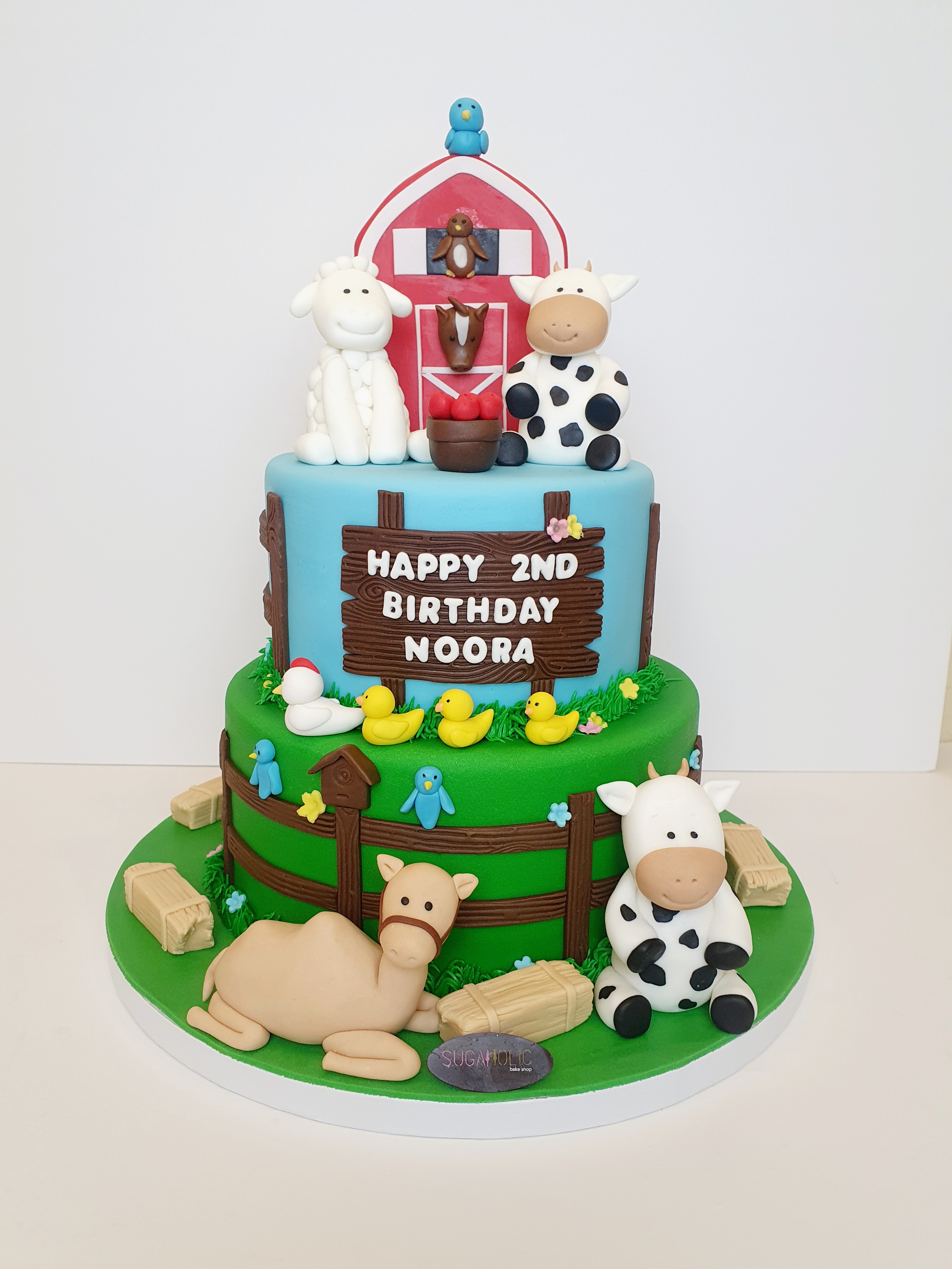 Farm Animal Cake