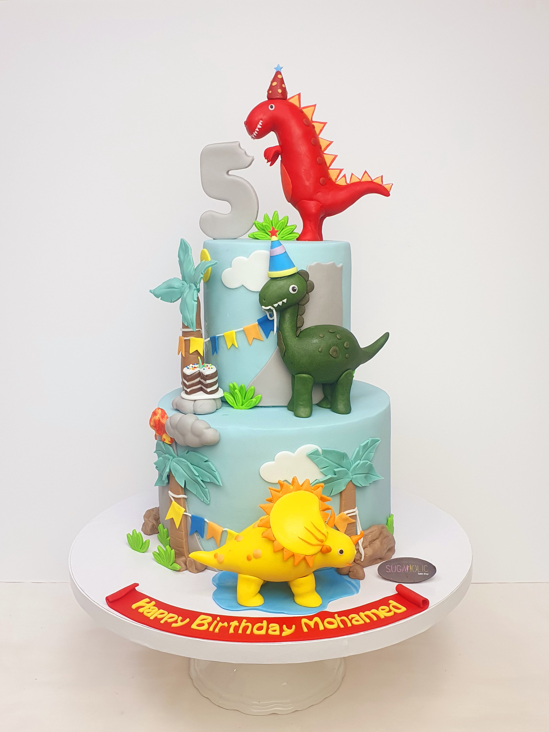 Dinosaur Cake 02