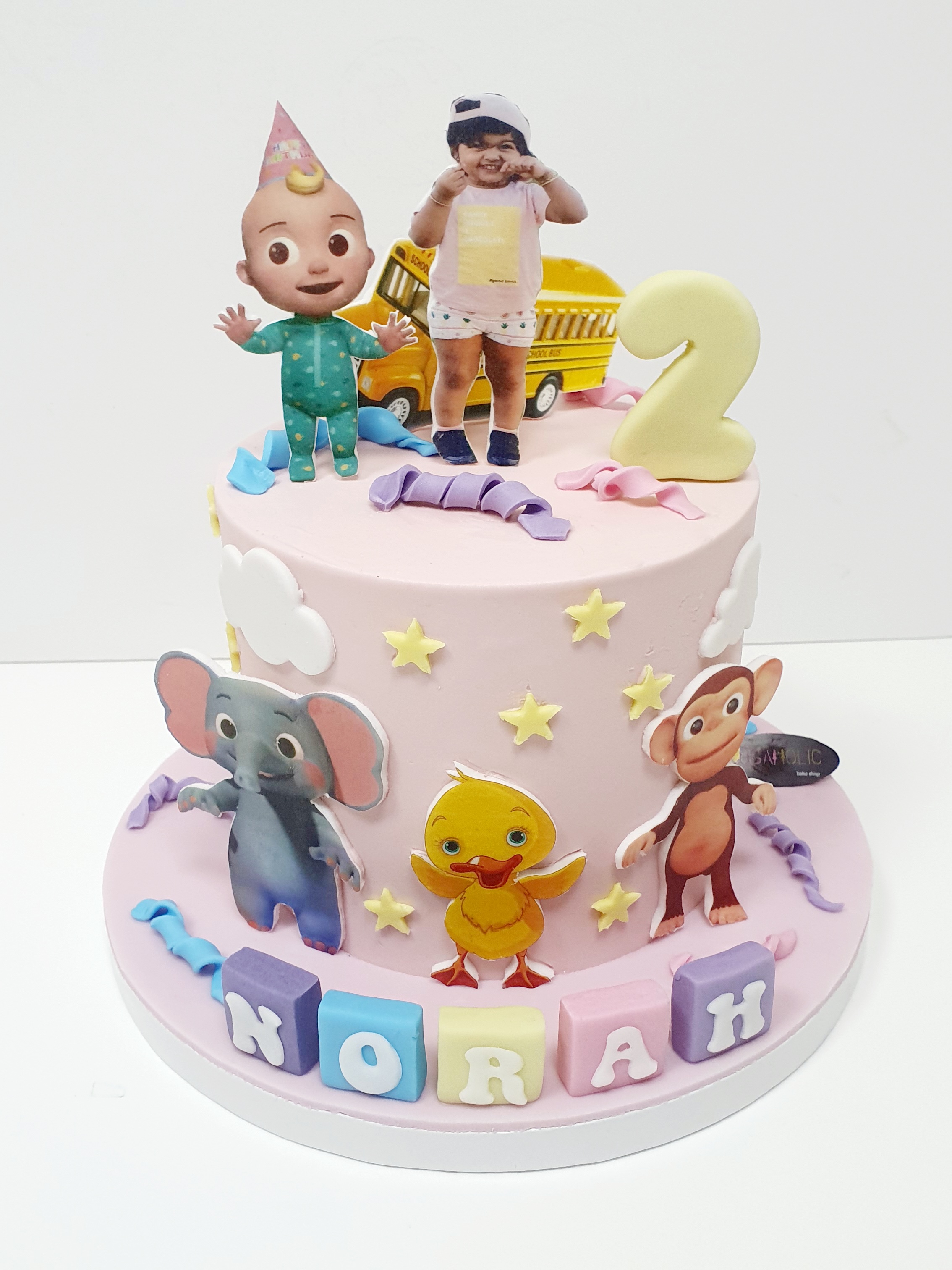 CocoMelon with Photo Cake