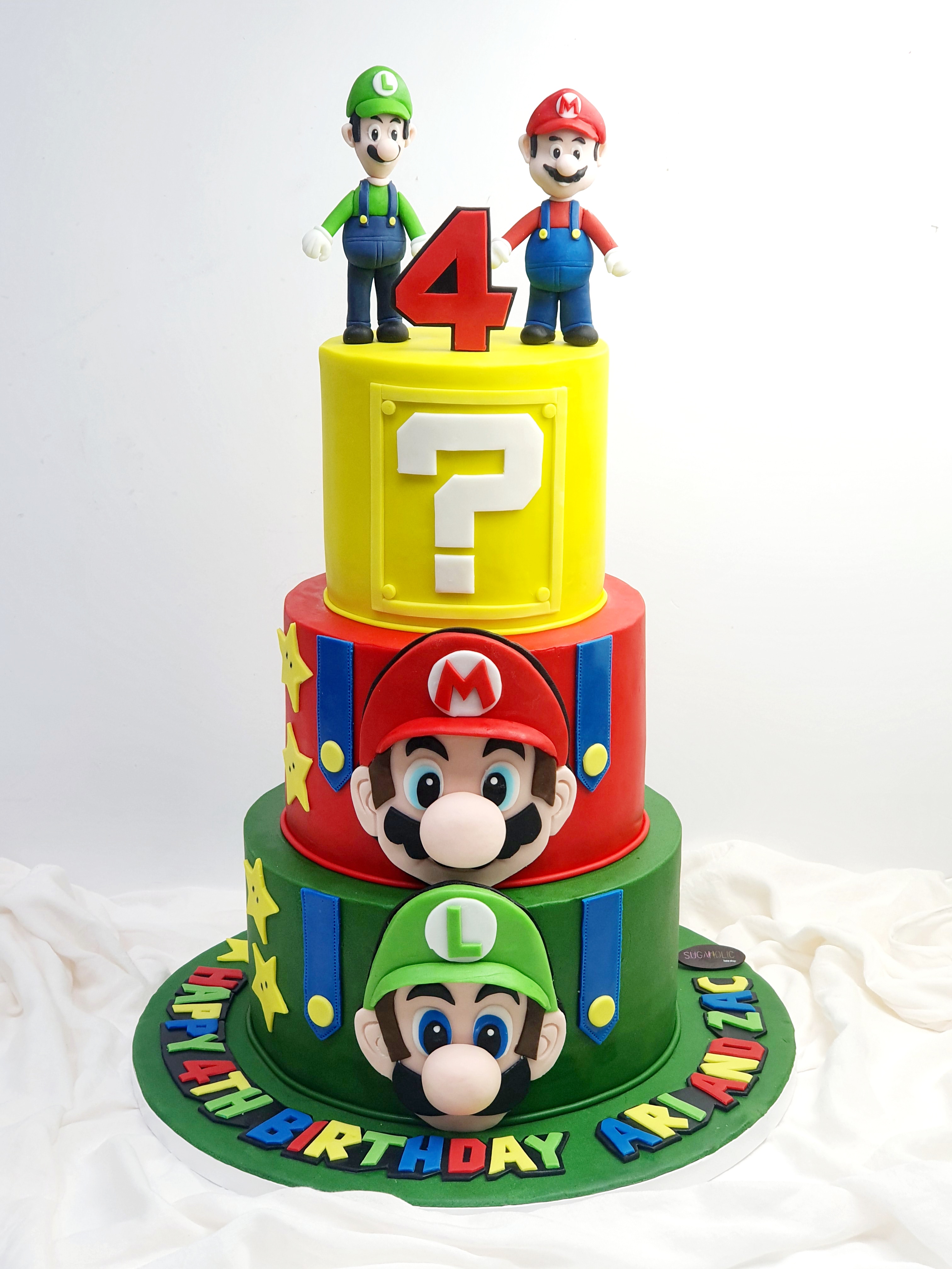 Mario Brothers Cake
