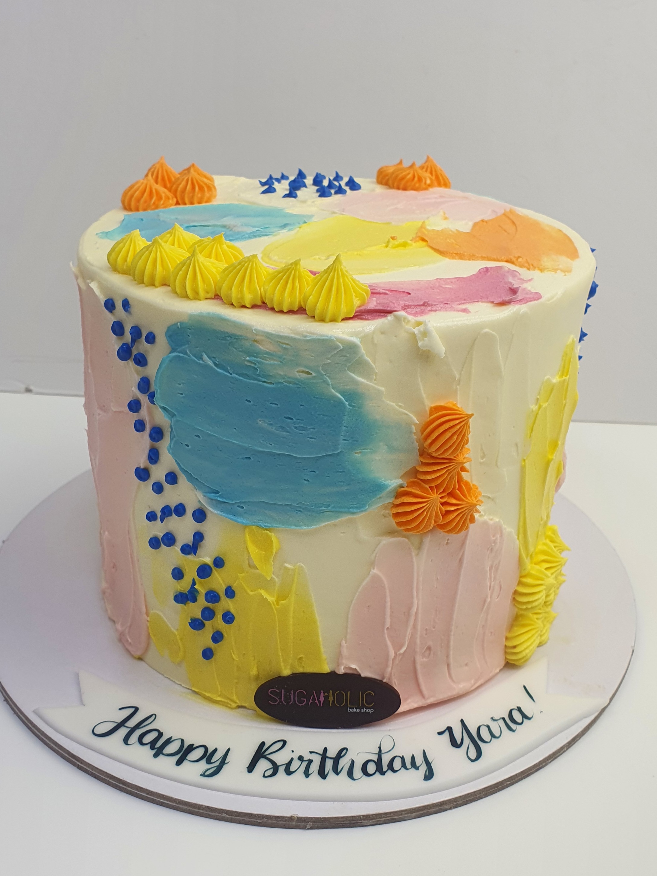 Textured Buttercream Cake