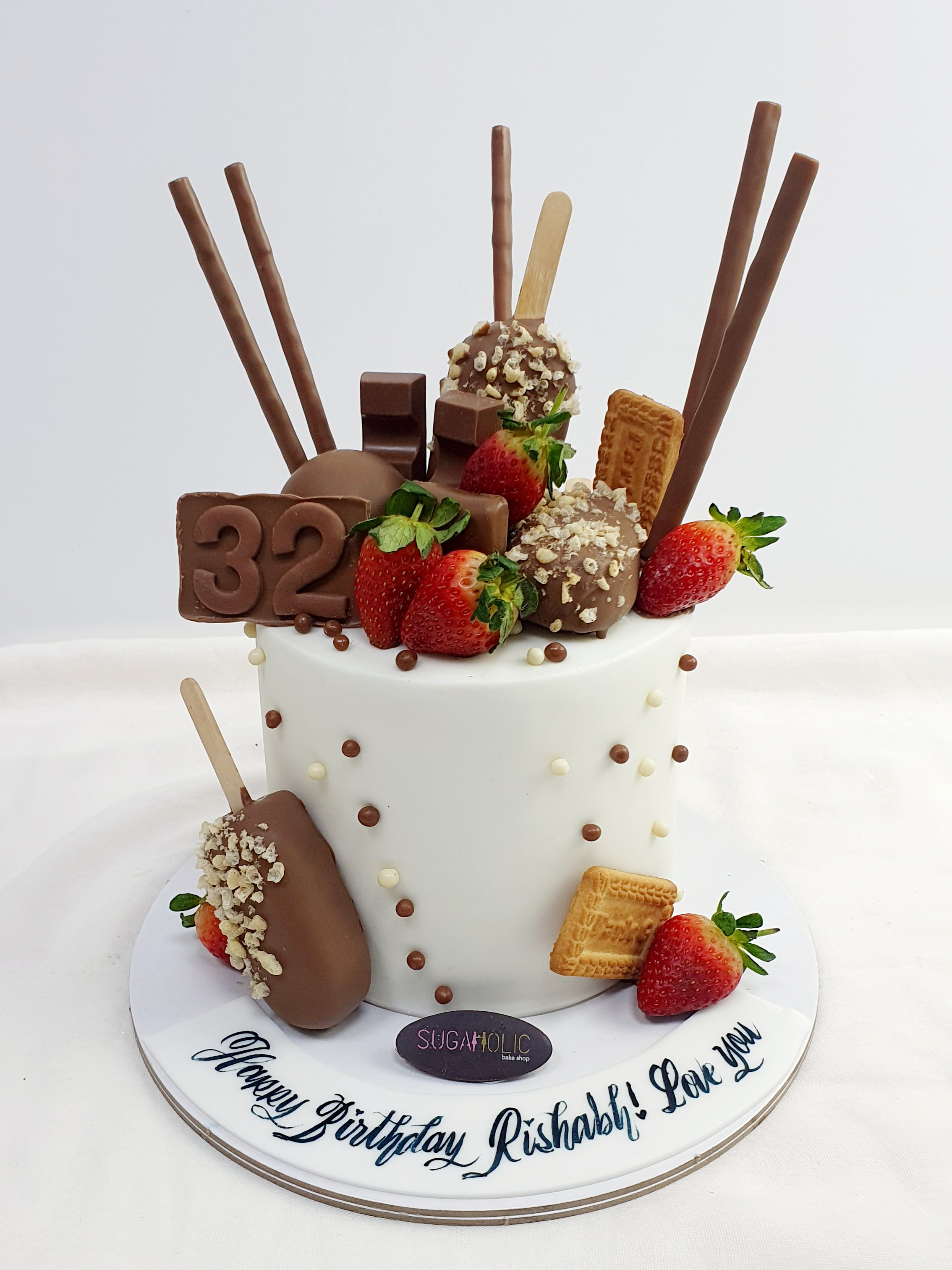 Chocolate Overload with Strawberry Cake
