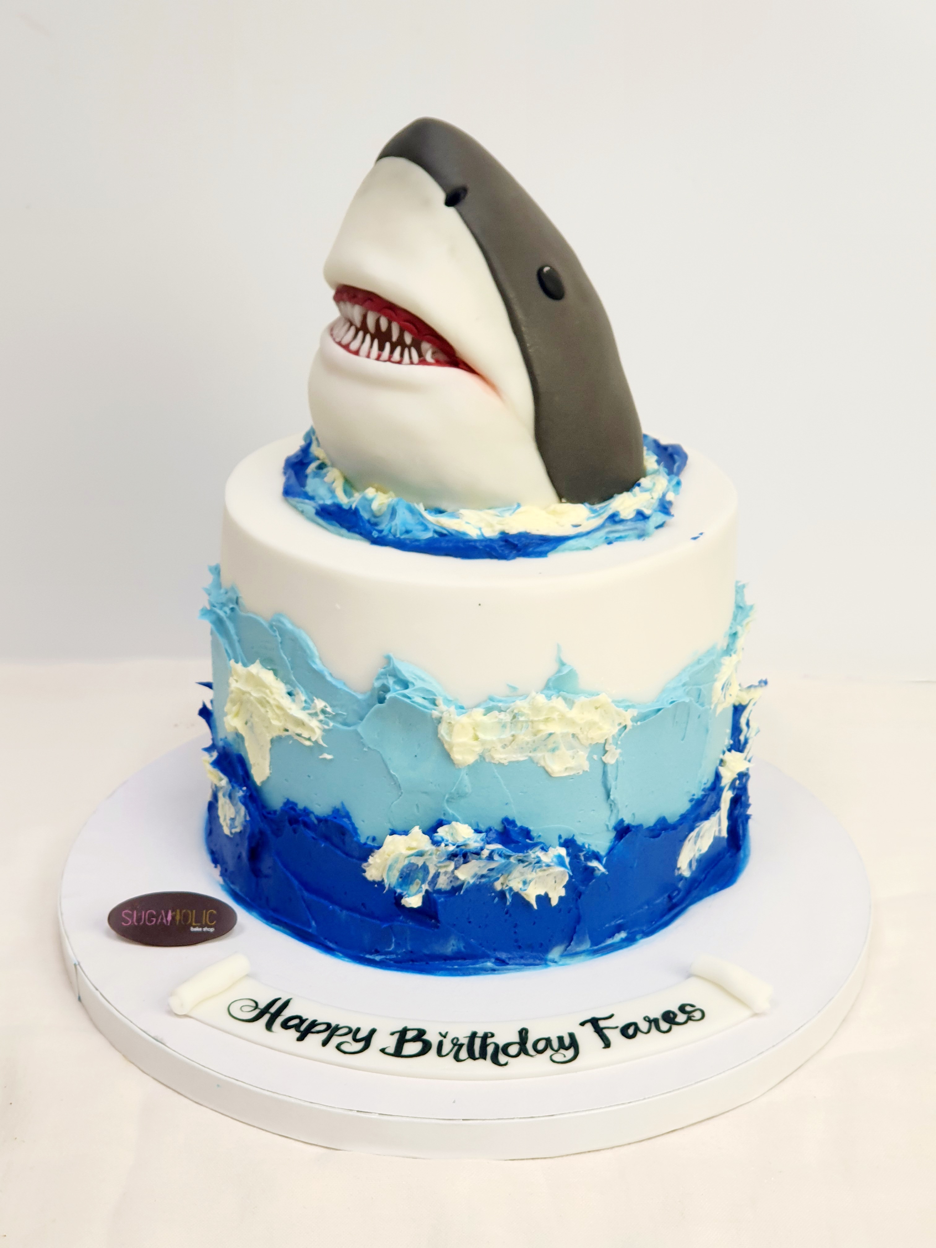 Shark Face Cake