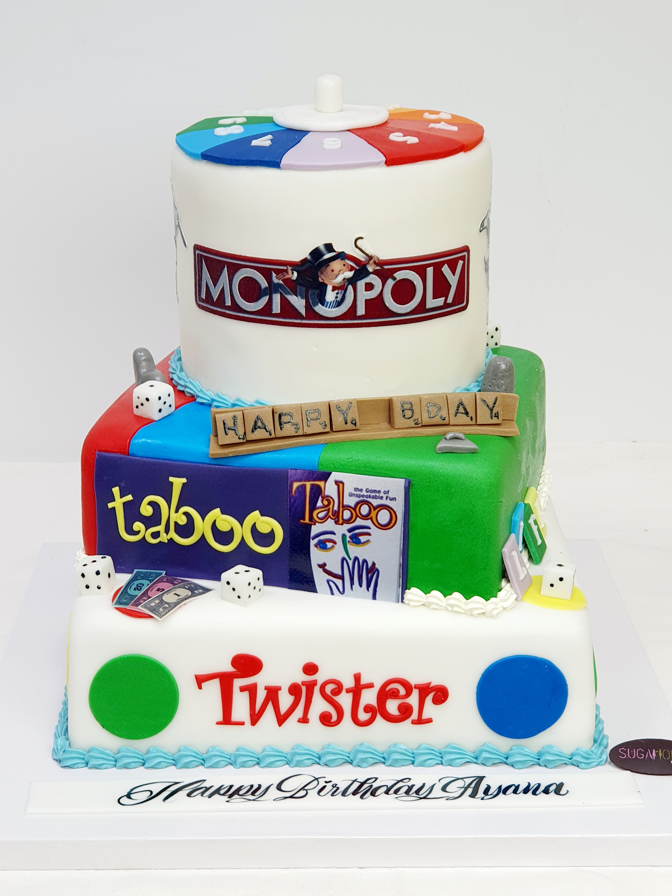 Board Games Cake