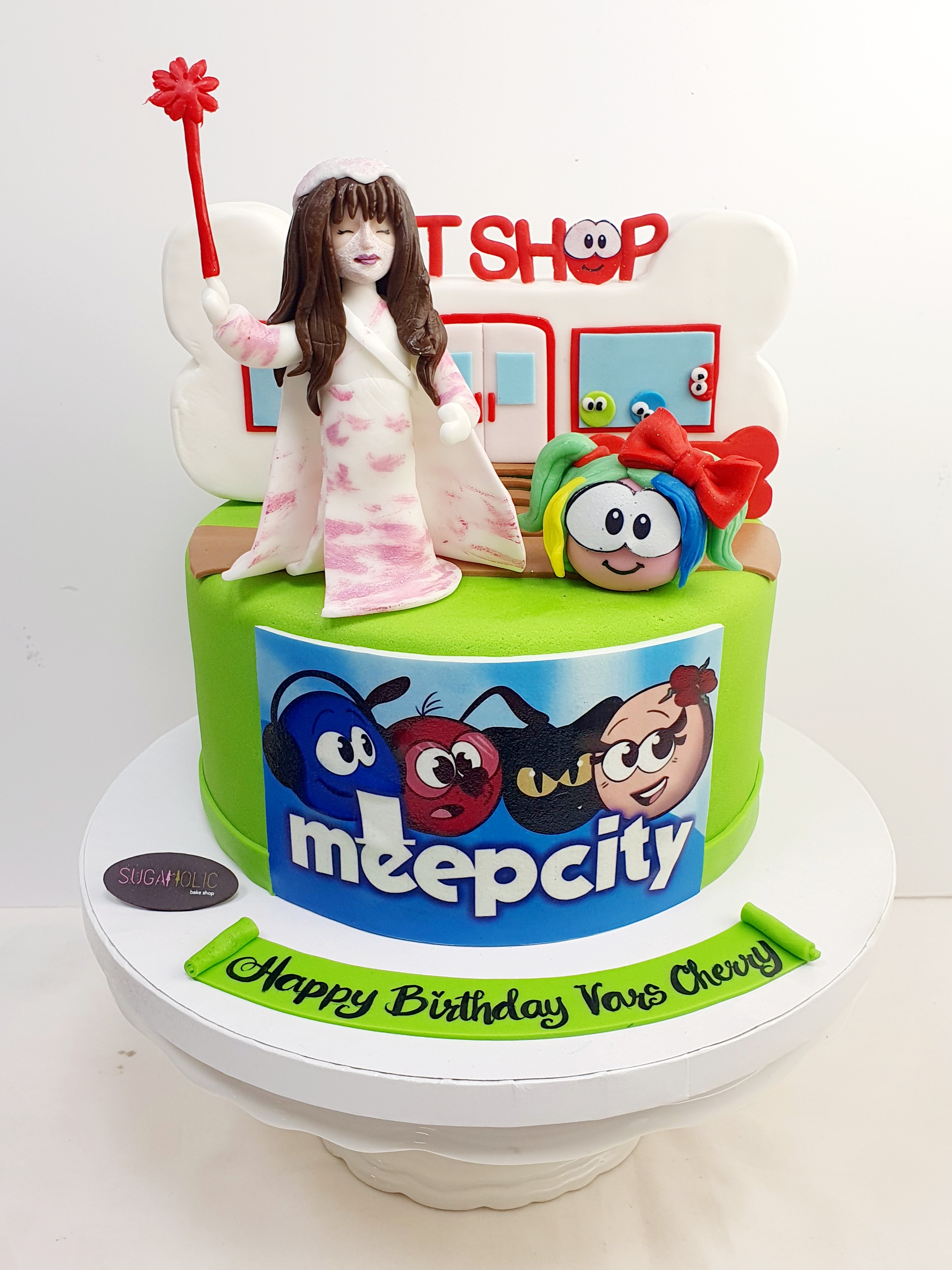 Meep City with Edible Print Cake