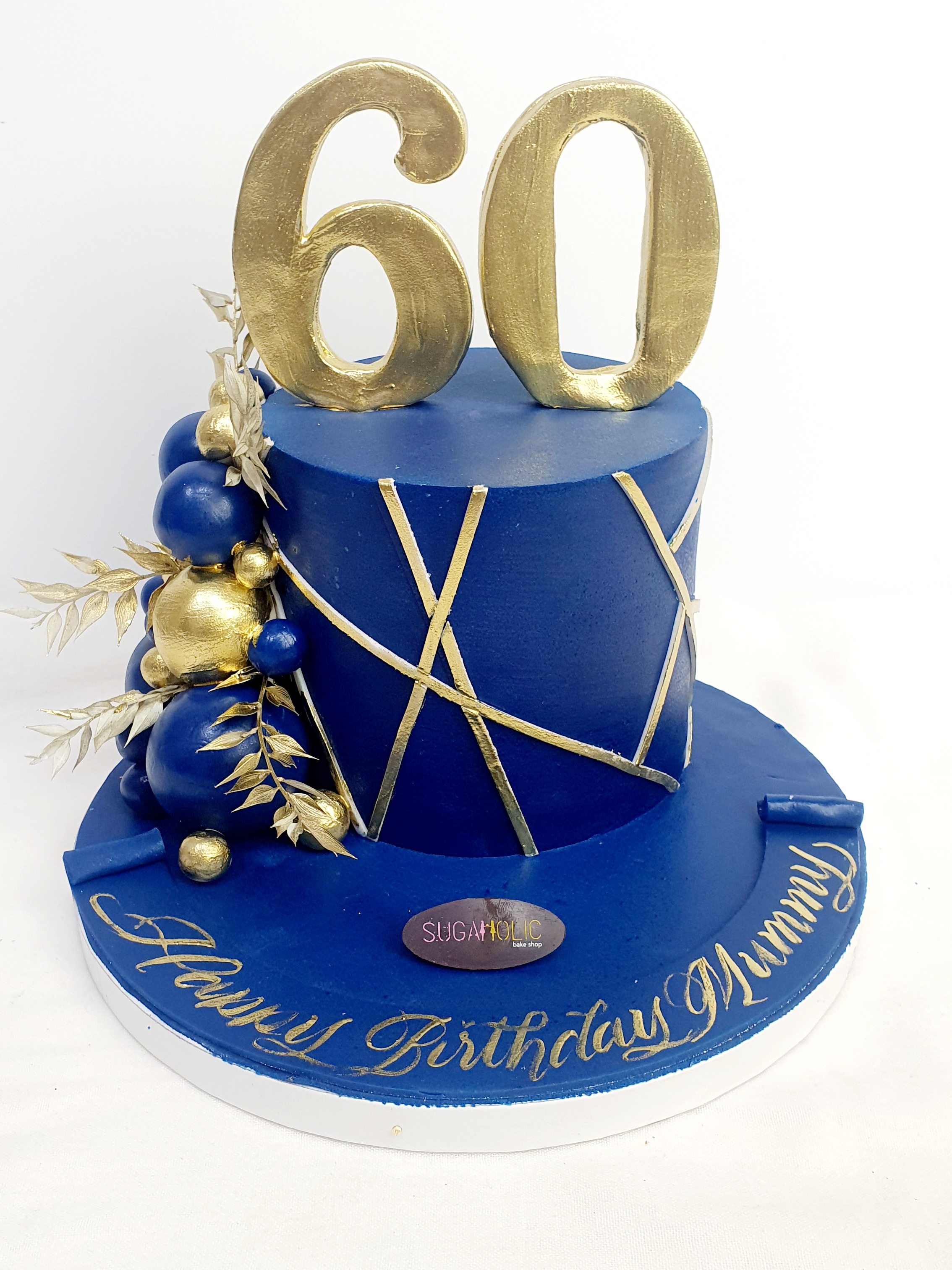 Geometric Lines Cake