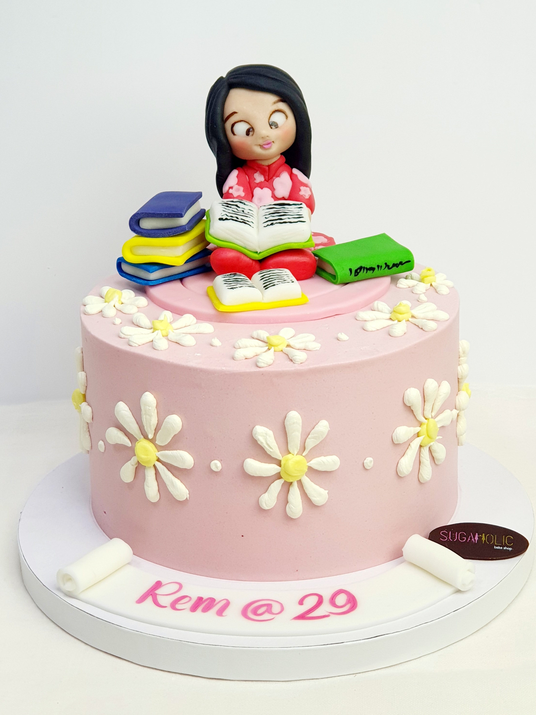 Book Worm Cake