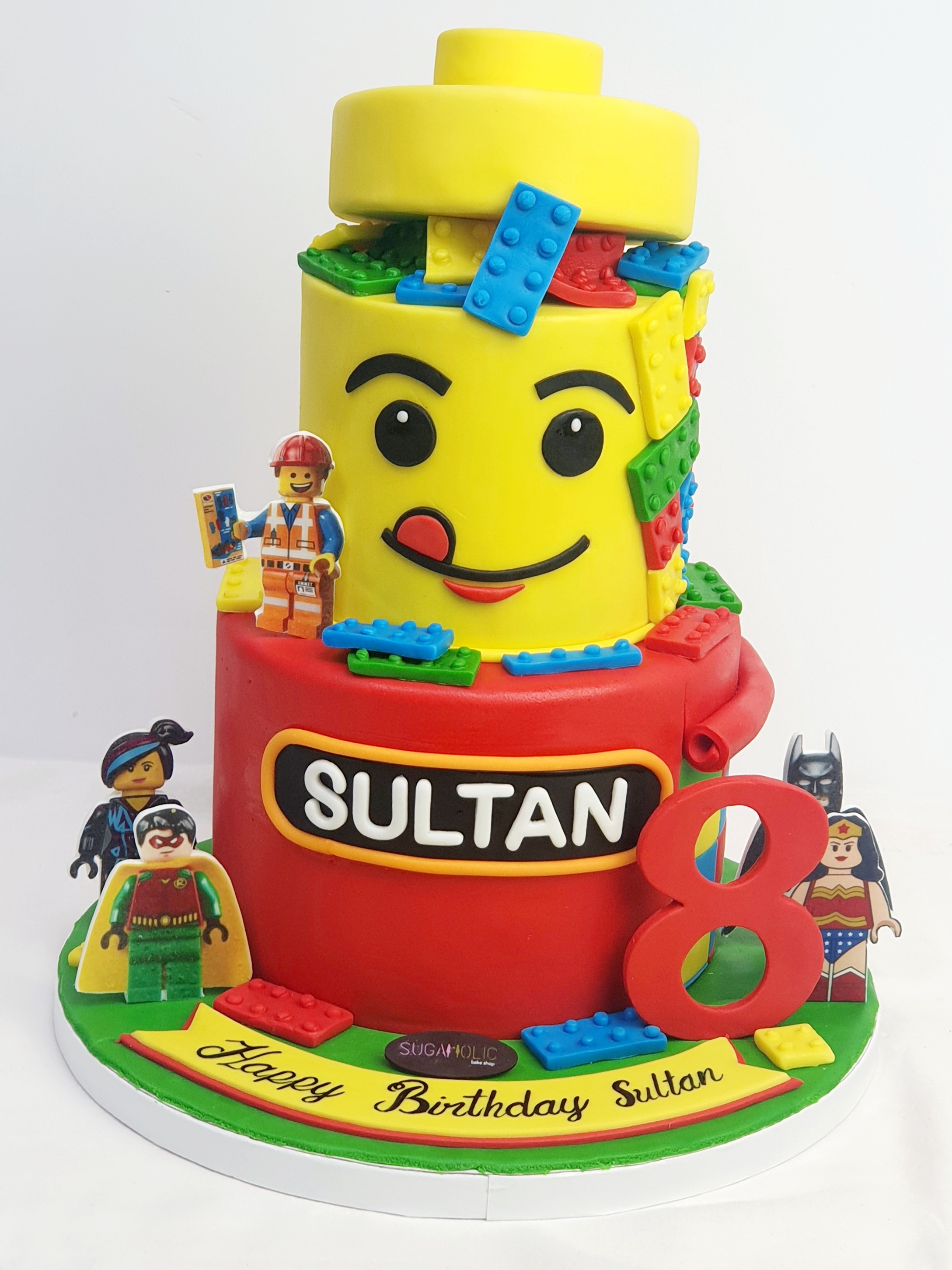 Lego House Cake