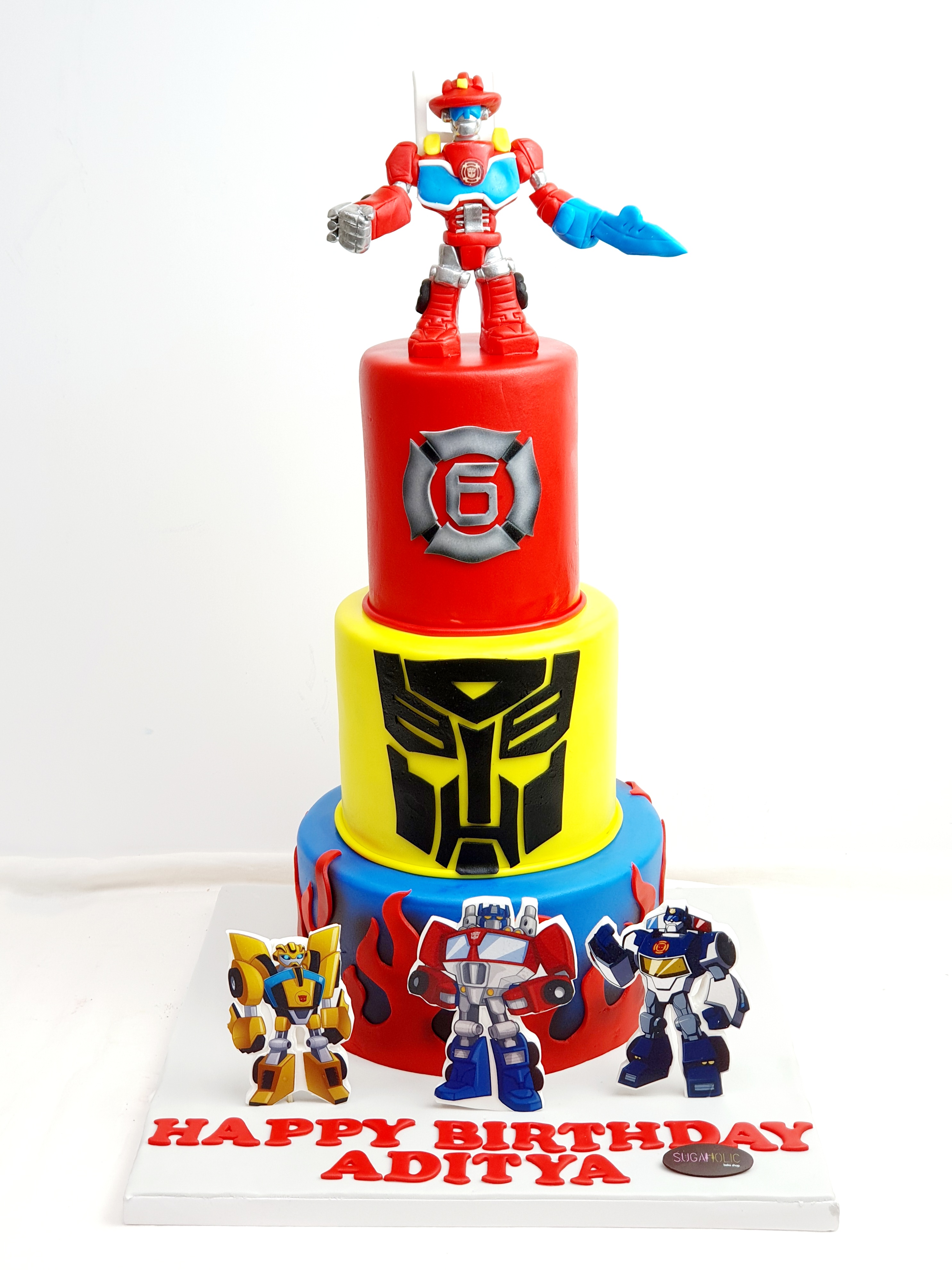 Transformers with Edible Prints Cake