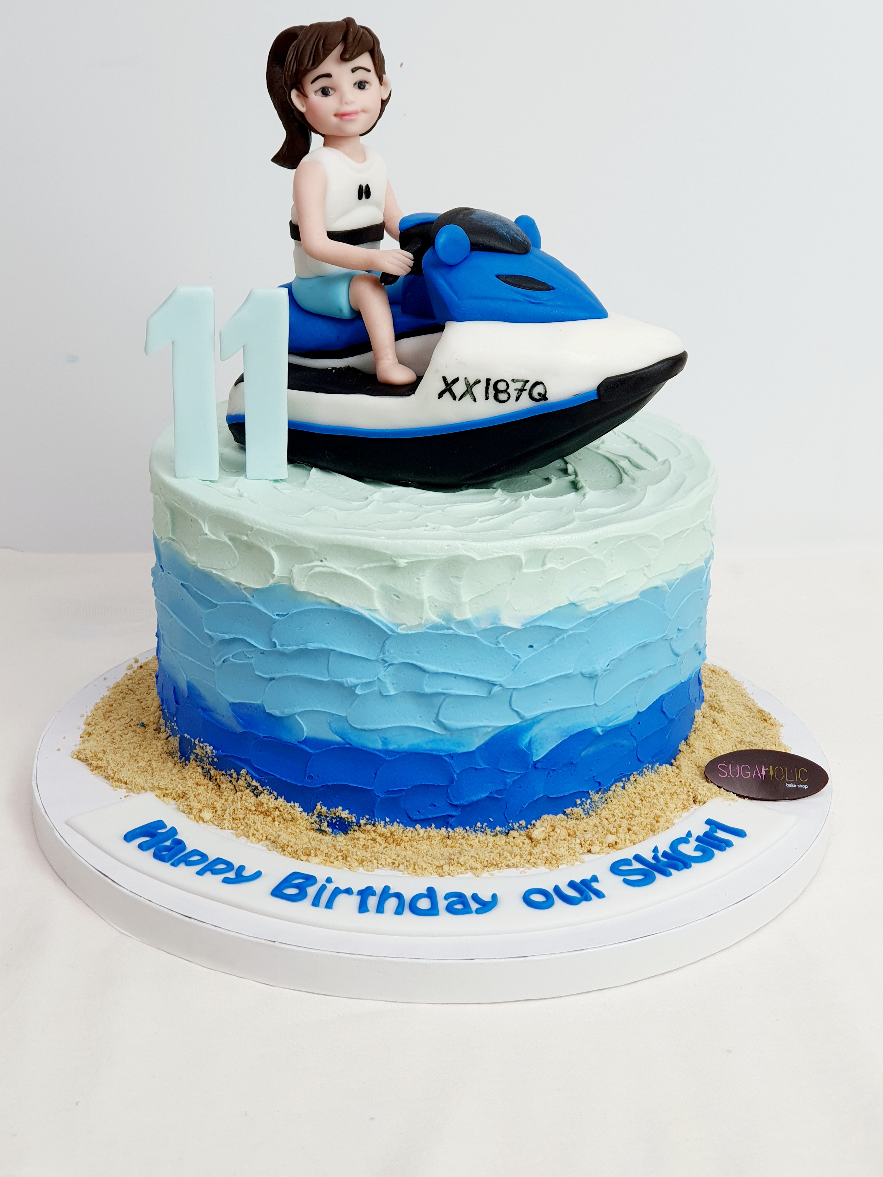 Jet ski Theme Cake 