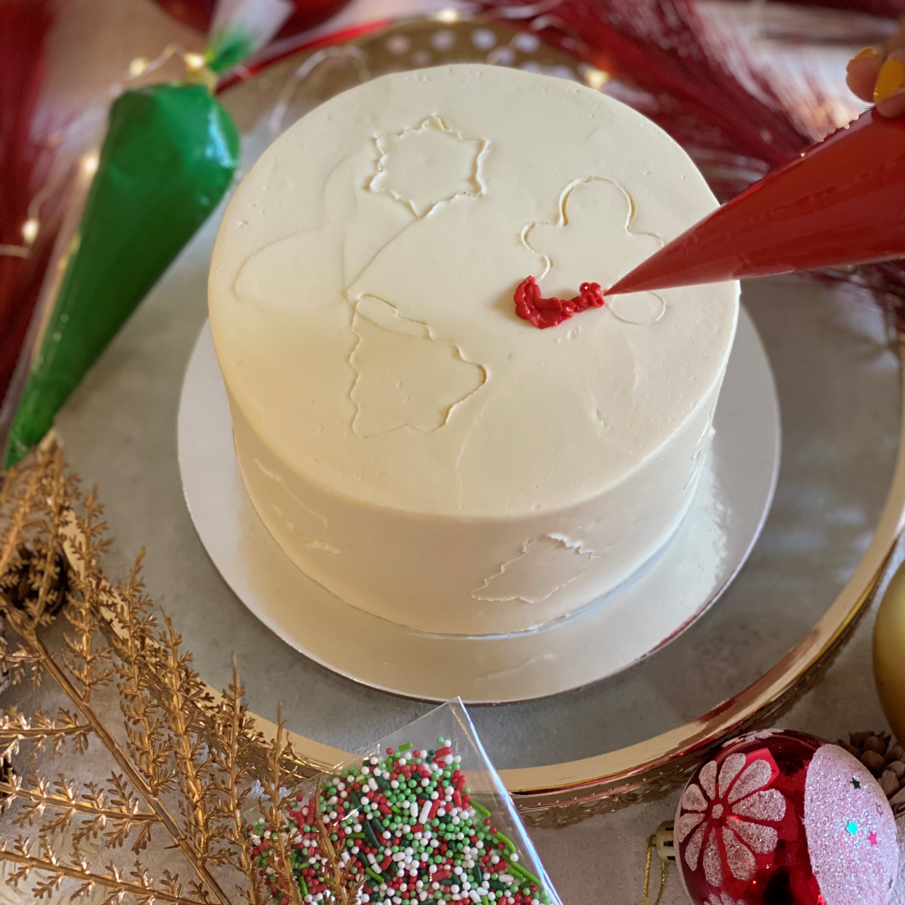 Christmas Cake Decorating Kit 