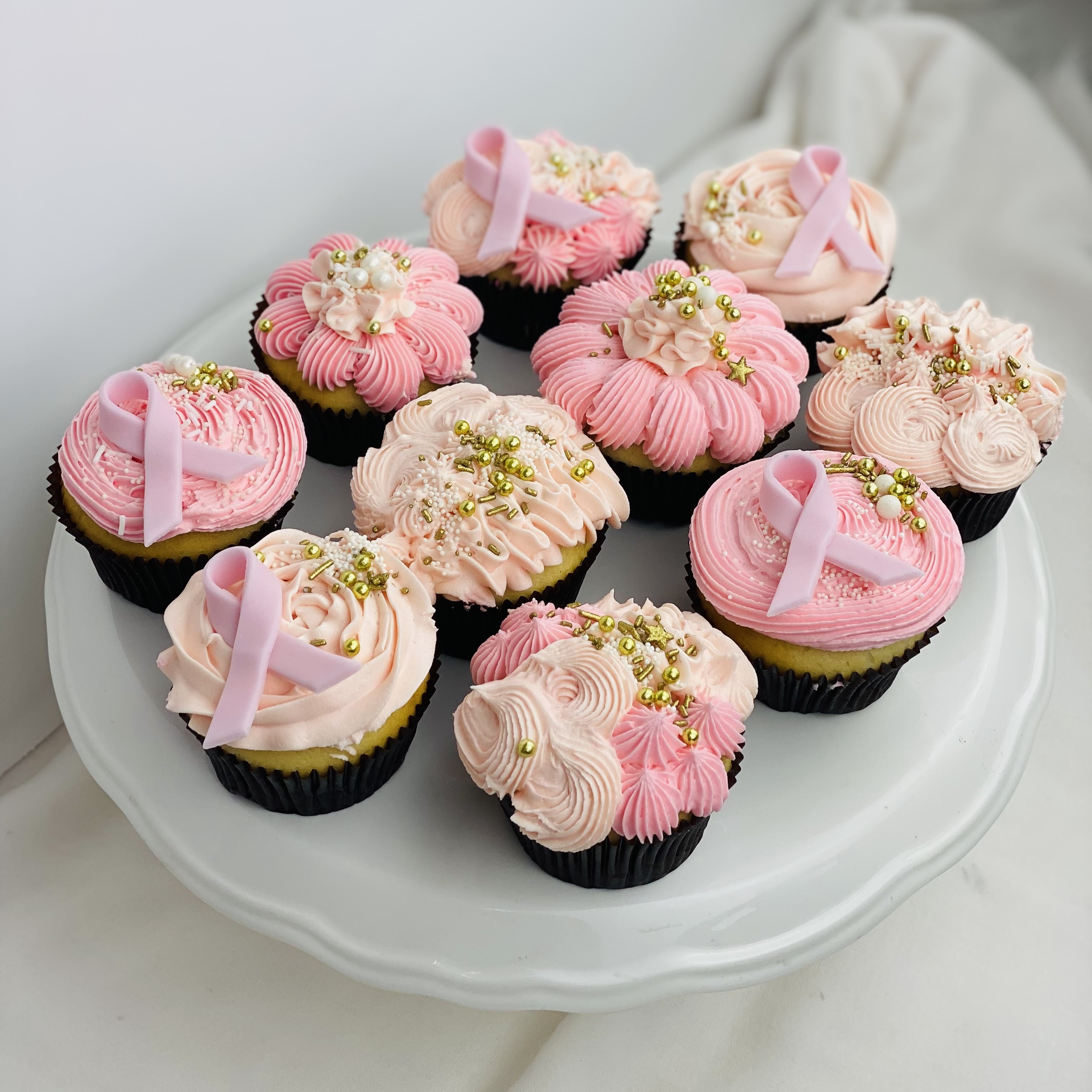 Breast Cancer Cupcakes