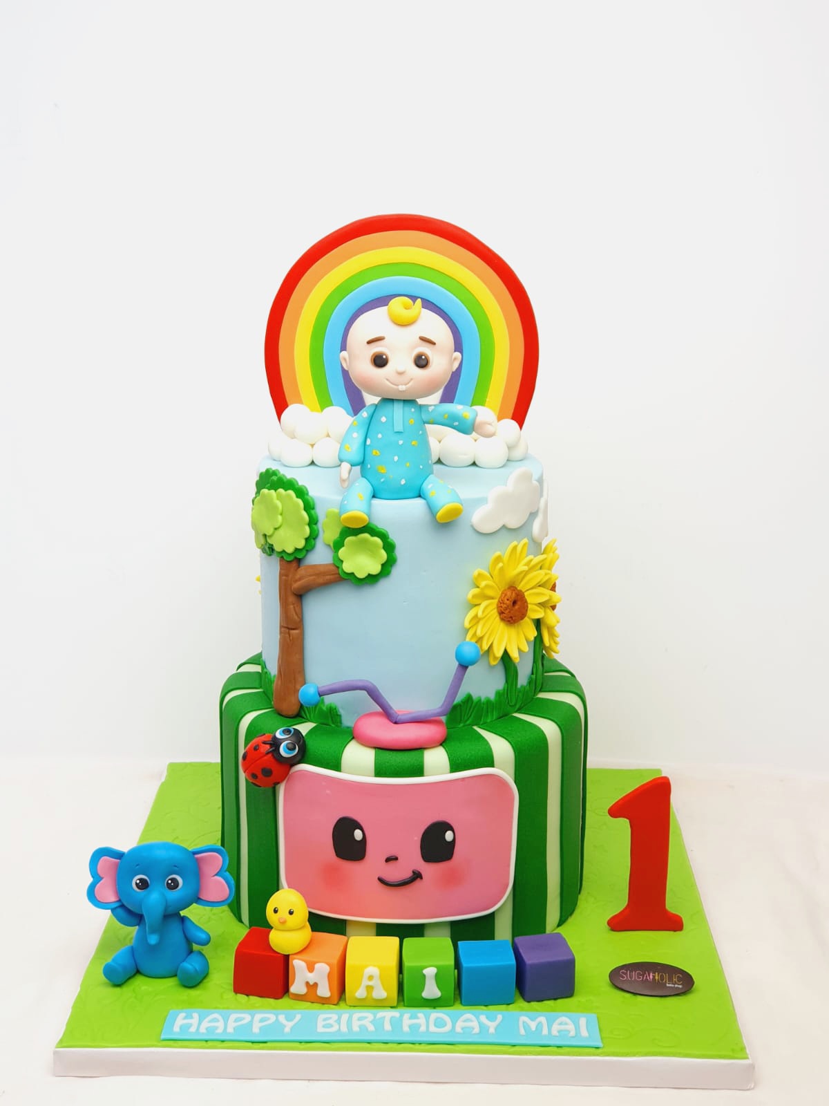CocoMelon Cake