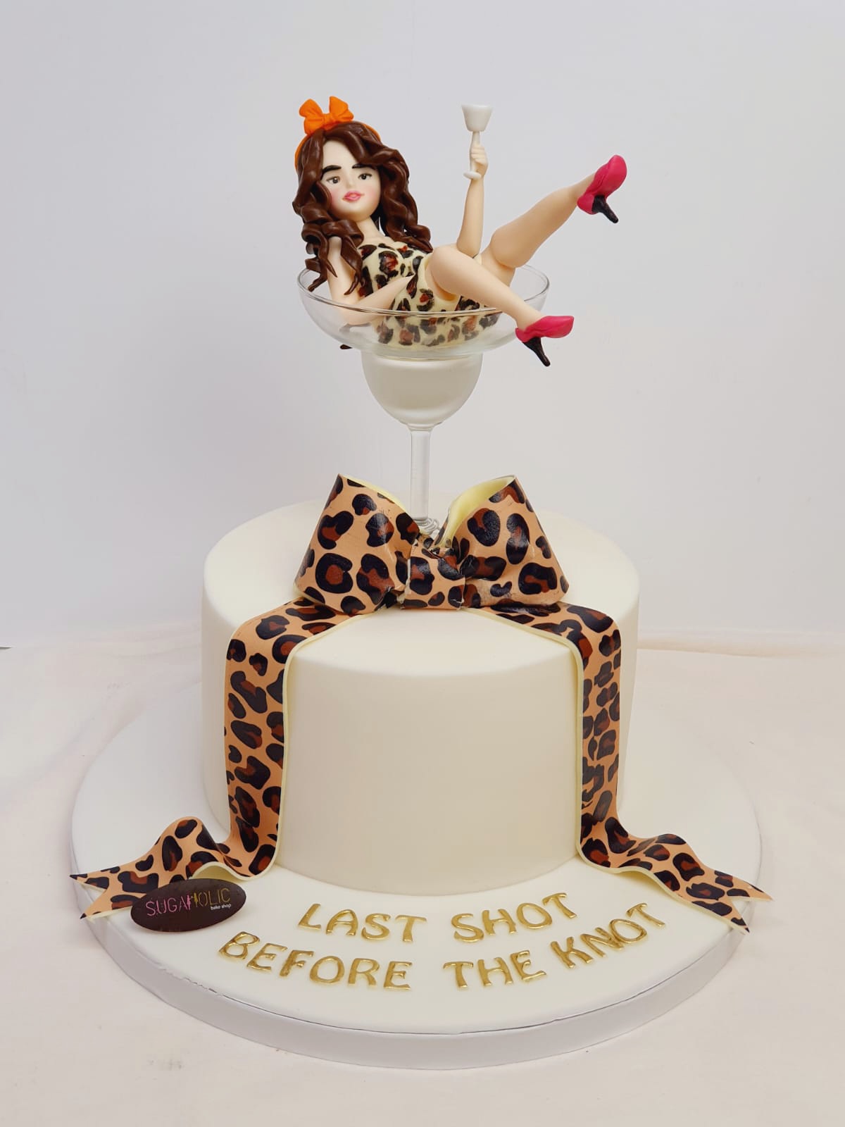 Bridal Shower / Bachelorette Cake - Girl in a Margarita Glass 