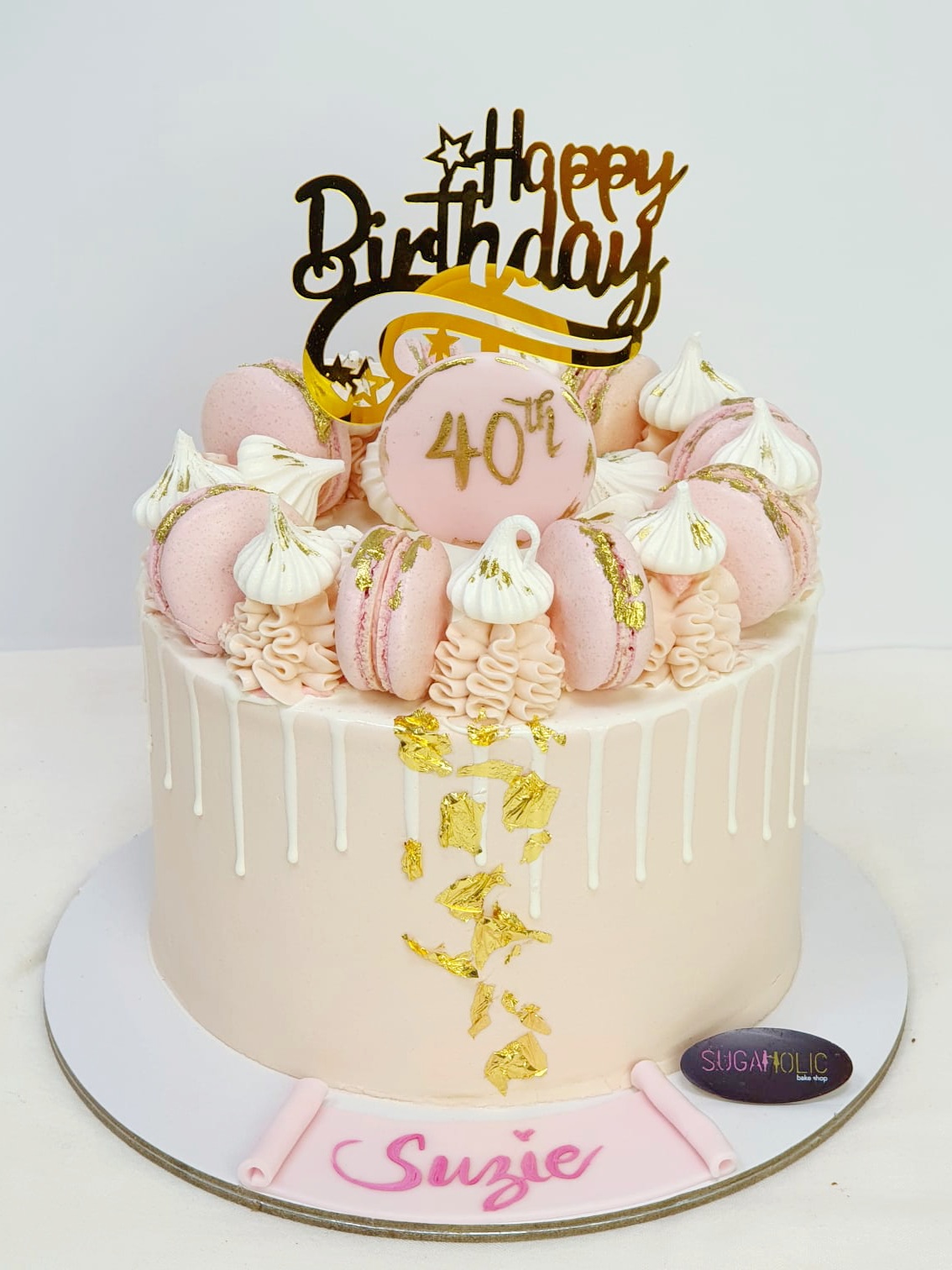 Macarons Cake