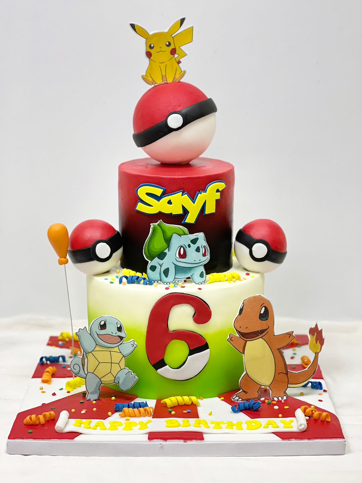 Pokemon Cake with Prints