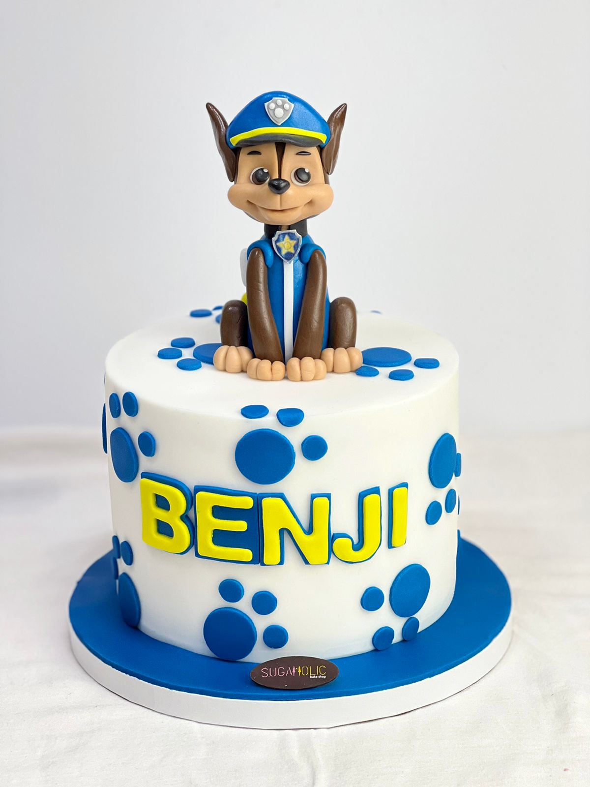 Paw Patrol Cake blue and white