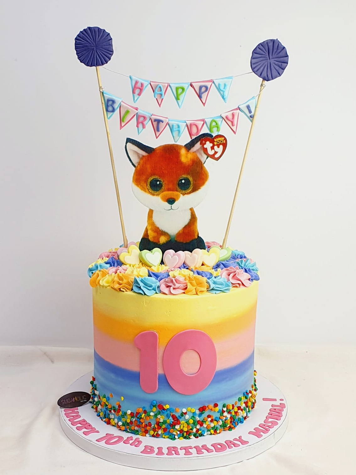 Buttercream Cake with Prints