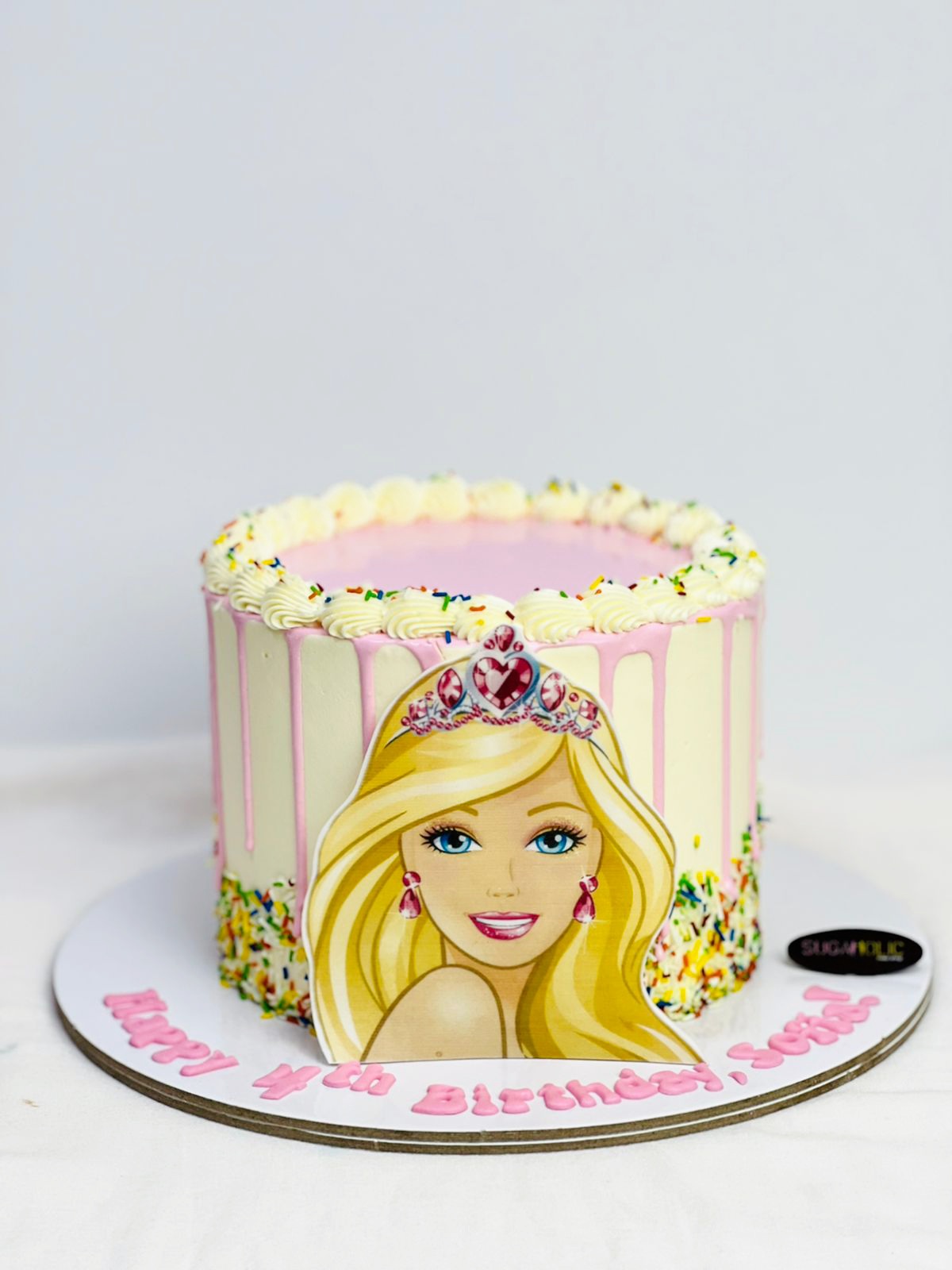 Edible Print Princess Cake