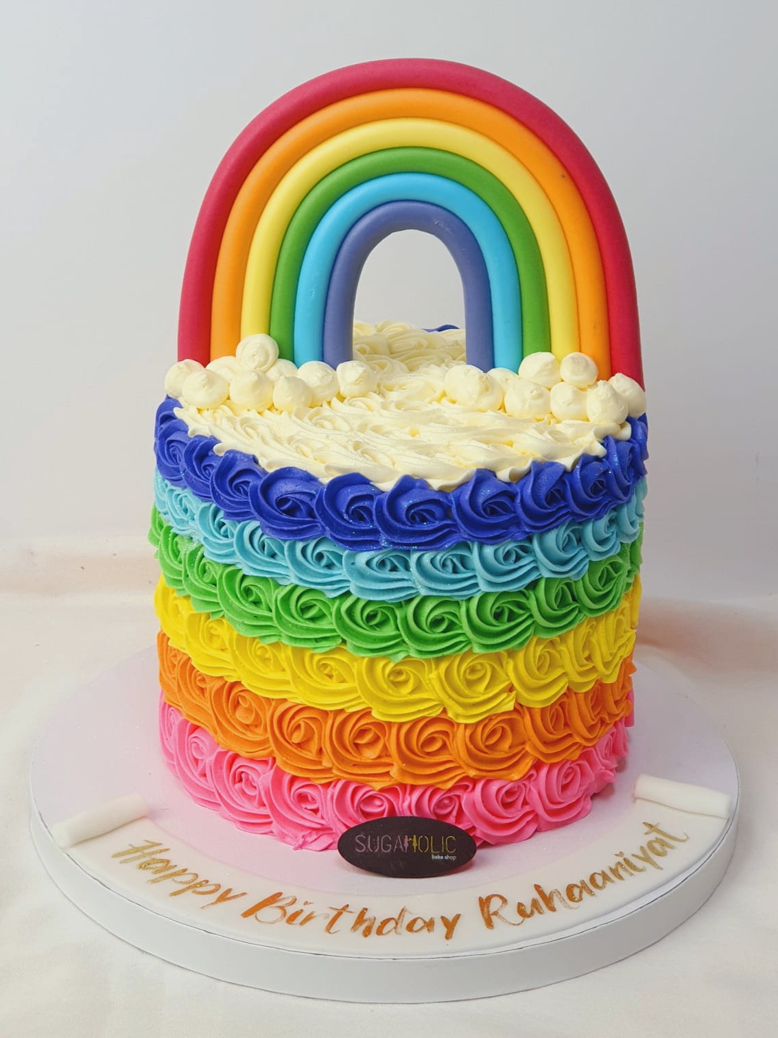 Rainbow Colorful Cake