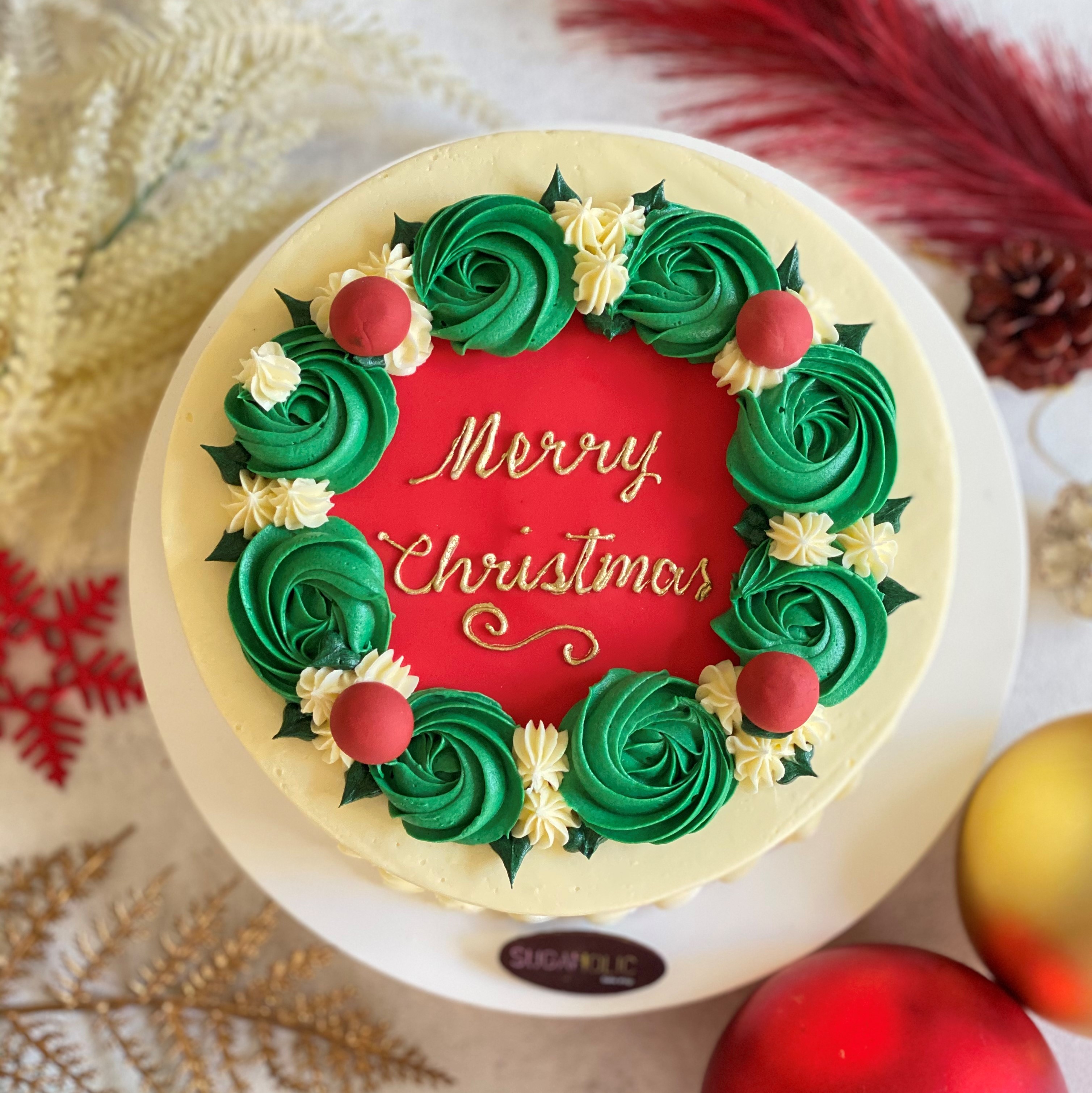 Merry Christmas Cake 