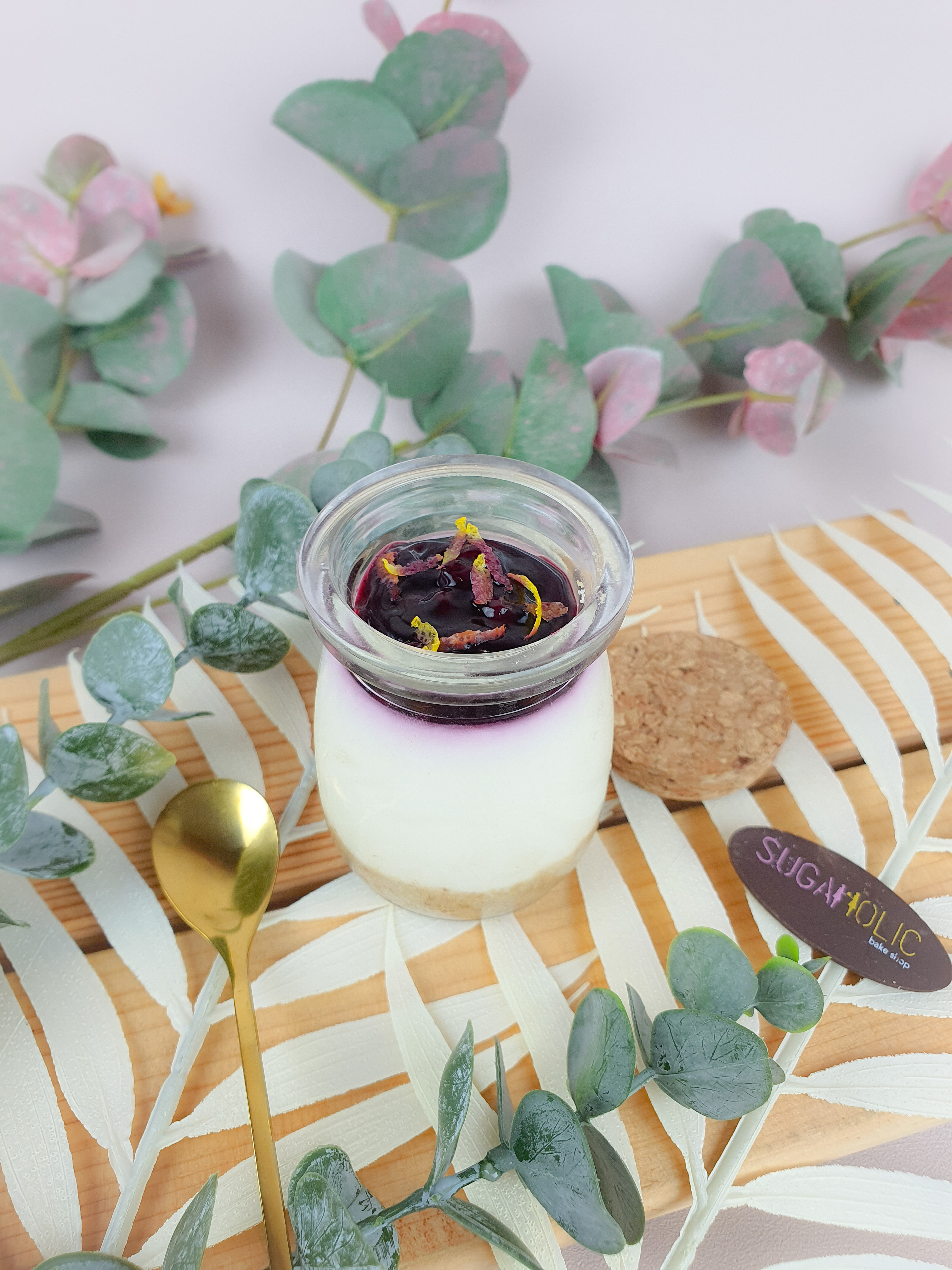 Lemon Blueberry Cheesecake Jars
