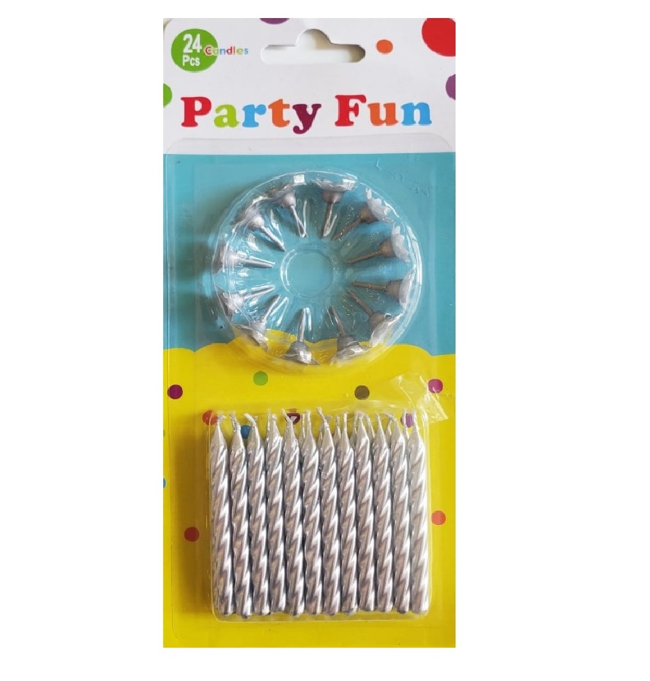Silver Candle (24 pieces)