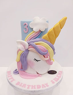 Unicorn Fondant Cake 2 layers