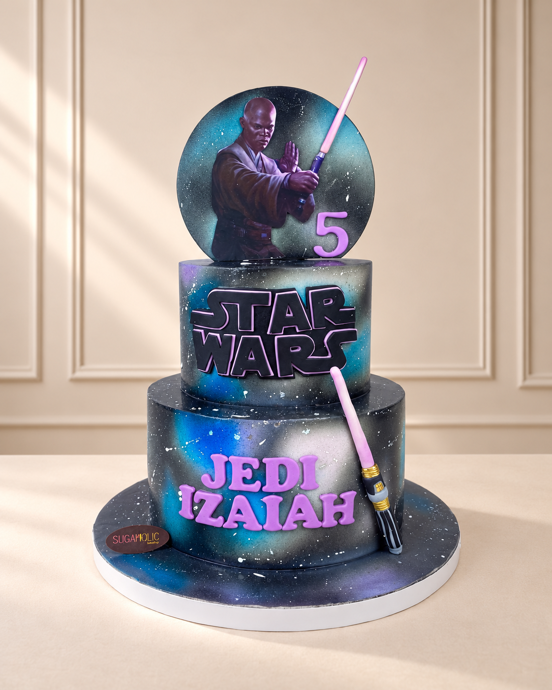 Star Wars Cake with Handcrafted Fondant