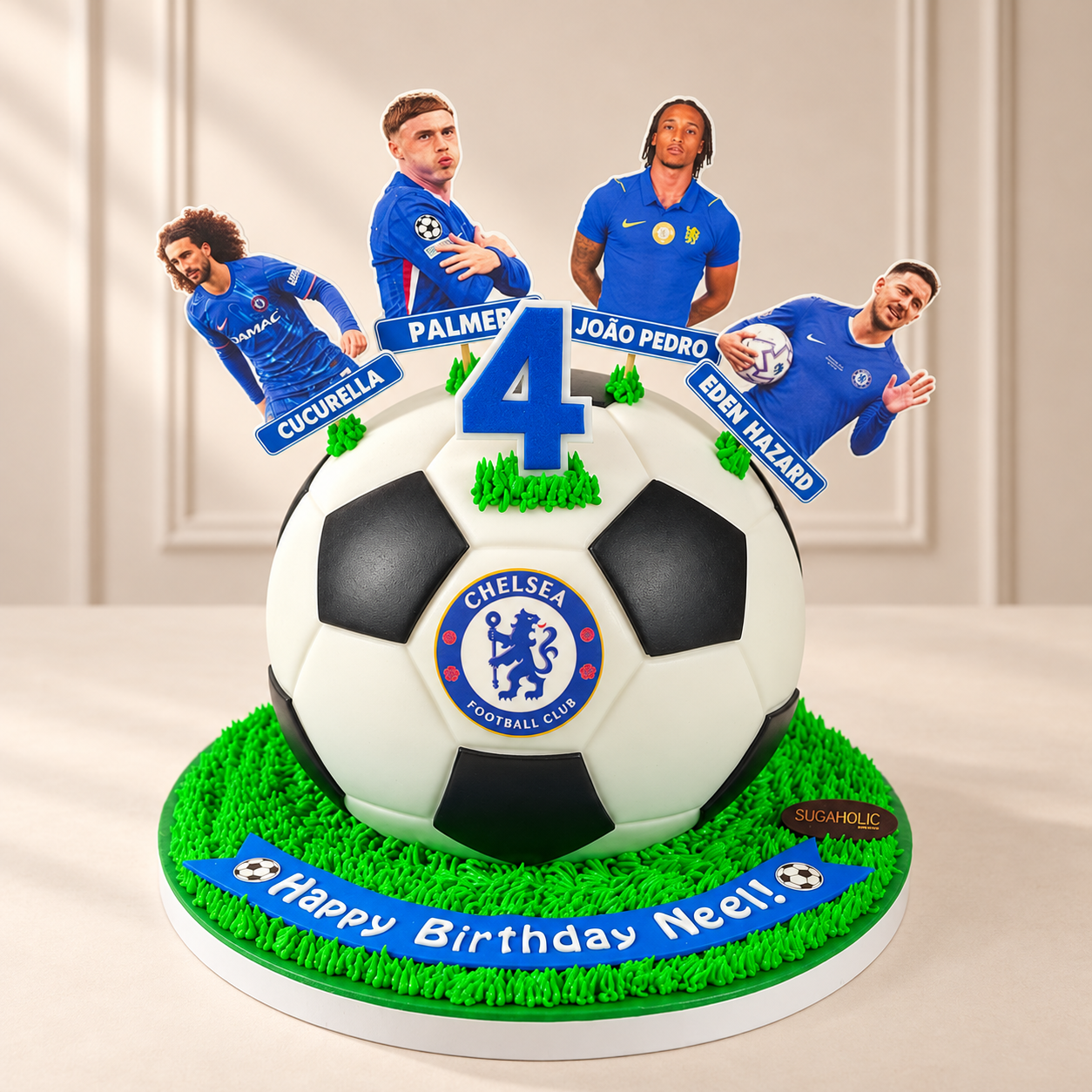 Chelsea Football Birthday Cake