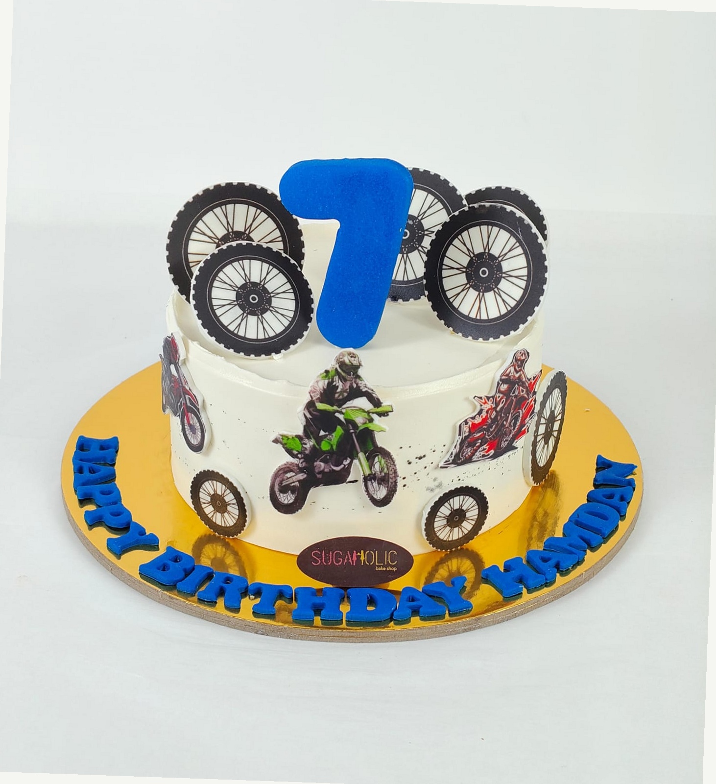 Dirt Bike Adventure Buttercream Cake